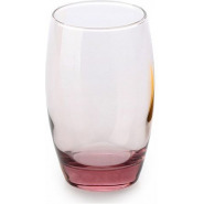 Luminarc 6 Pieces Of Oval Water Juice Glasses Cups Drinkware -Purple