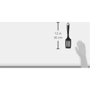 TEFAL Bienvenue Little Angle Spatula, Kitchen Tool, Heat Resistant, Black, Plastic, 2745112