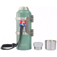 JK Hot & Cold Stainless Steel Vacuum Insulated 4L, 72 Hour Flask, Green