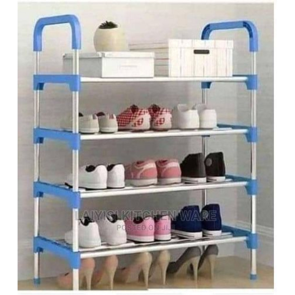 Multi-Tier Shoe Organizers Shoe Racks Organizer - Blue