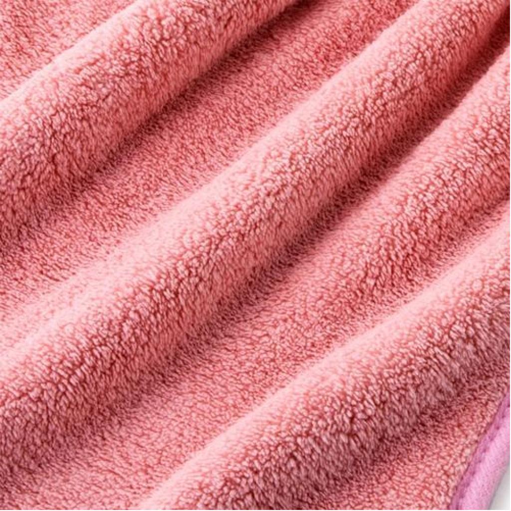 1 Piece Microfiber Kitchen, Cleaning Hand Dry, Baby Bath Towels - Pink