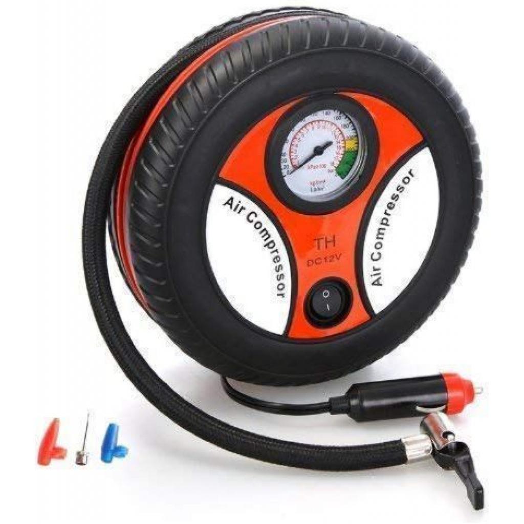 Portable Auto Air Compressor Pump, Digital Tire Inflator with Gauge LED Light for Inflatable Cars -Black