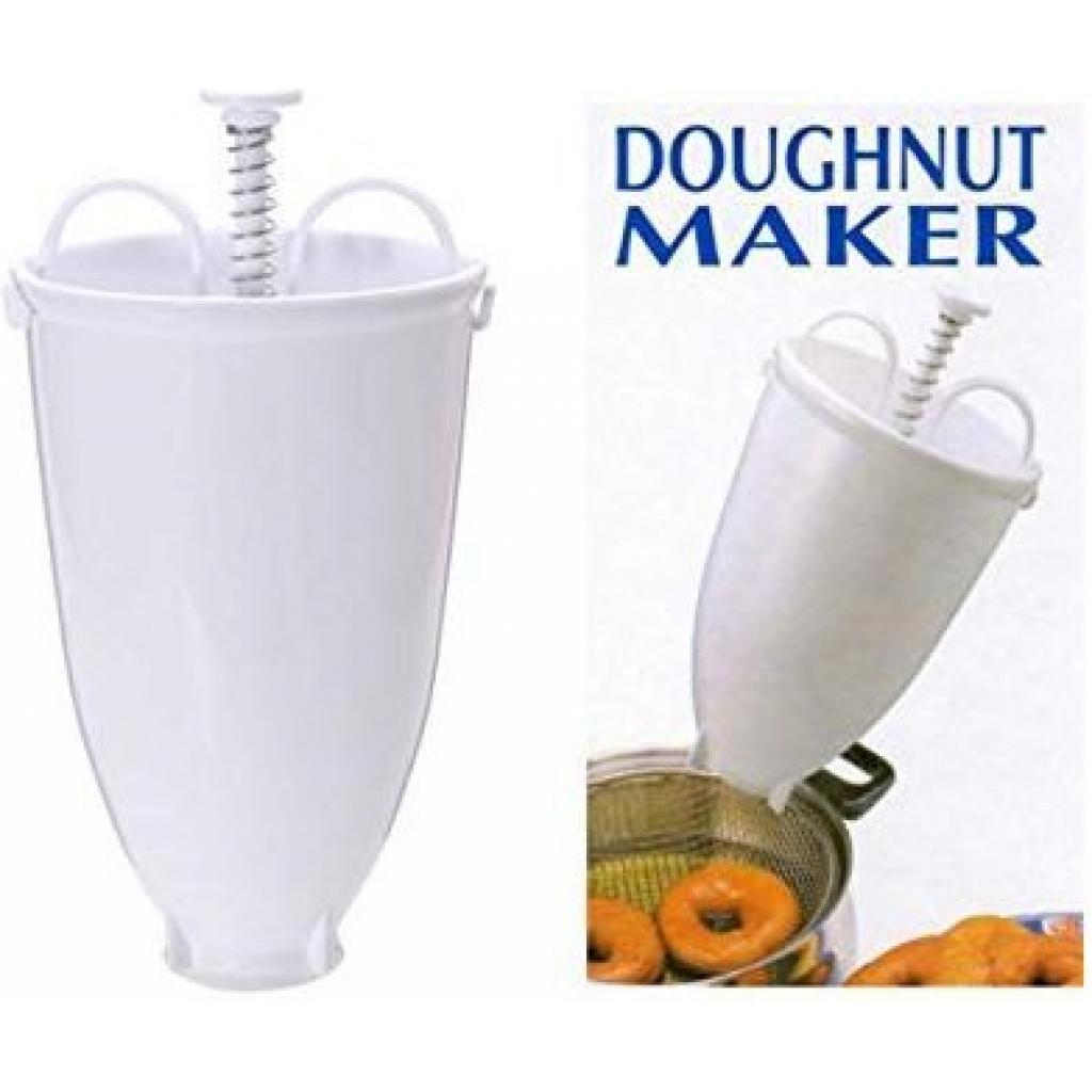 Plastic Donut Maker Machine - White