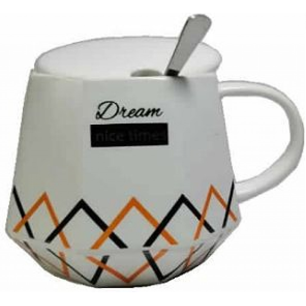 Portable Breakfast Coffee Mug, Tea Cup Gift Set -Cream Teacups TilyExpress 5