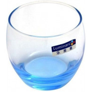Luminarc 6 Pieces Of Oval Water Juice Drinking Glasses Cups -Blue Bar Cocktail & Wine Glasses TilyExpress