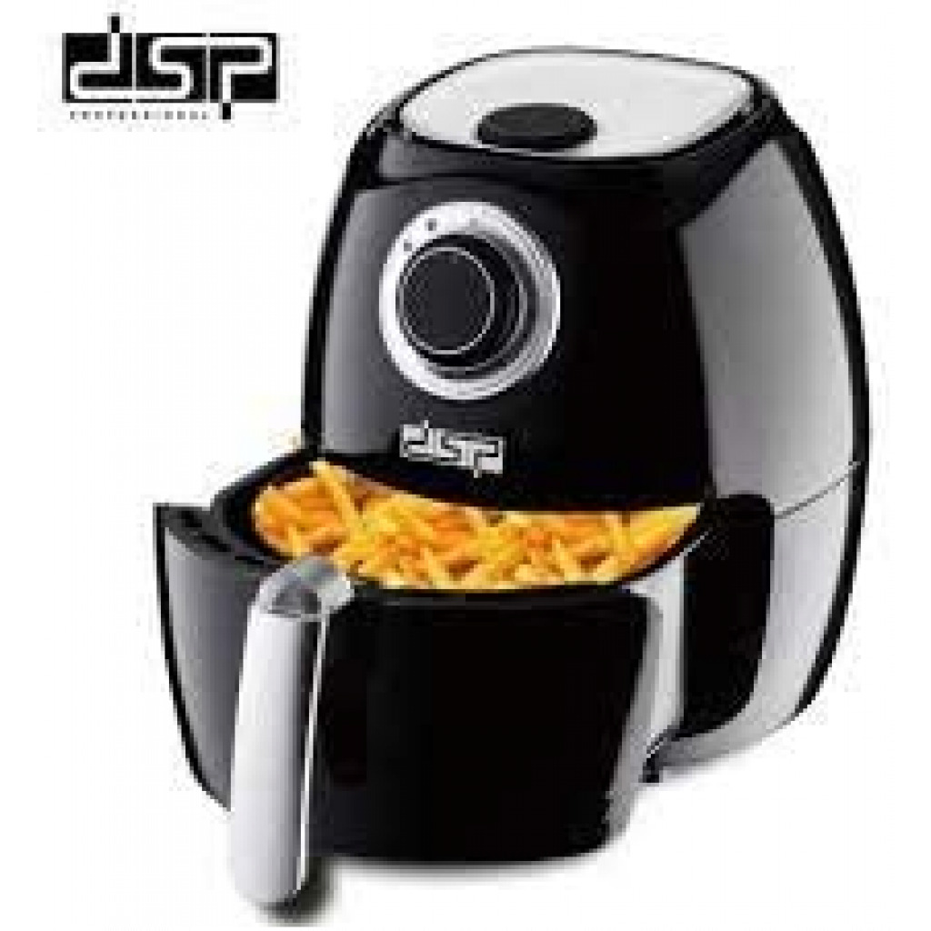 Dsp 5L Electric Hot Grill & Air Fryer In Oven Cooker -White.