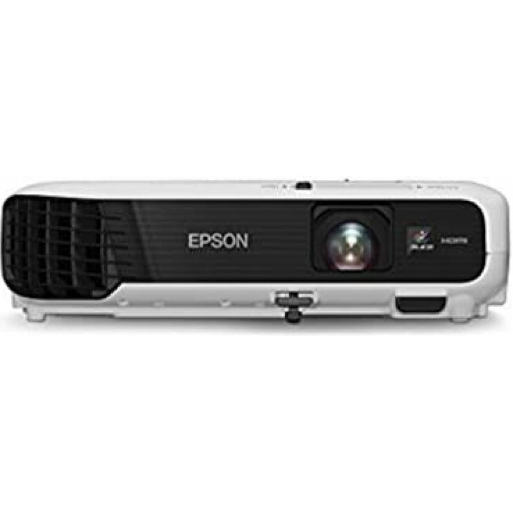 Epson EB-S04 Portable Versatile Projector (SVGA, 3LCD, 15000:1 Contrast, 3000 Lumens, 10,000 Hour Lamp Life) - White