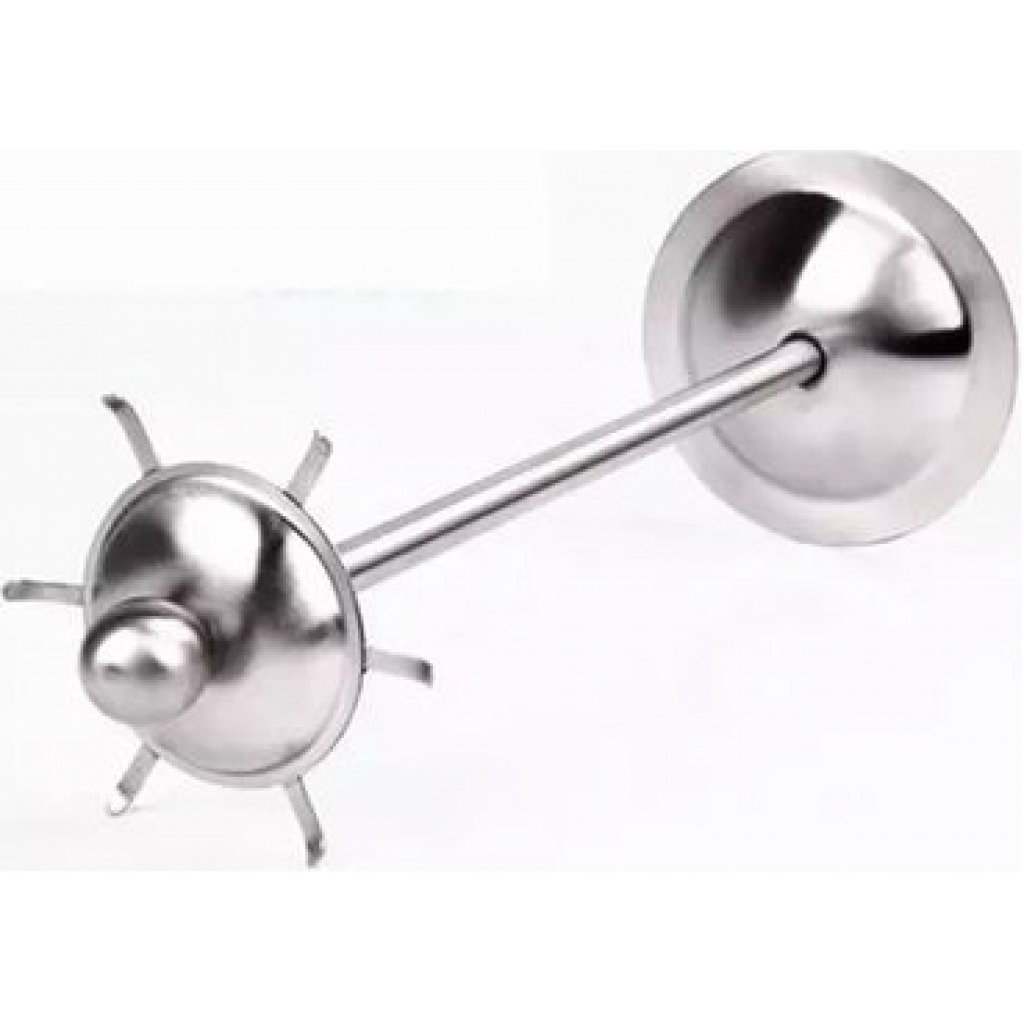 6 Hooks Kitchen Serving Spoon Holder Ladle Stand Tool Storage Organizer, Silver Kitchen Storage & Organization Accessories TilyExpress 6