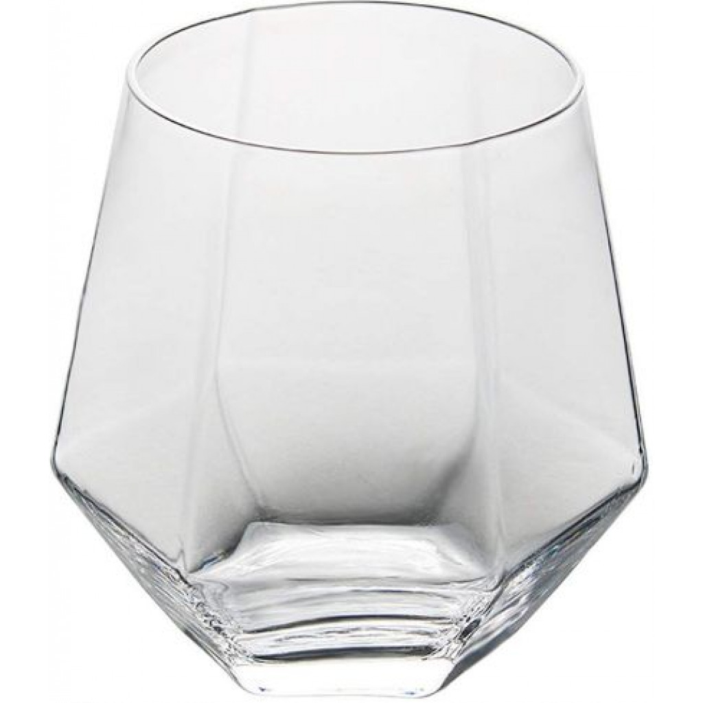 6 Pieces Of Diamond Wine Juice Cup Glasses - Colorless