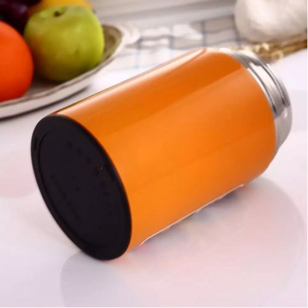 1L Vacuum Insulated Thermo Food Flask, Lunch Box, Warmer-Orange