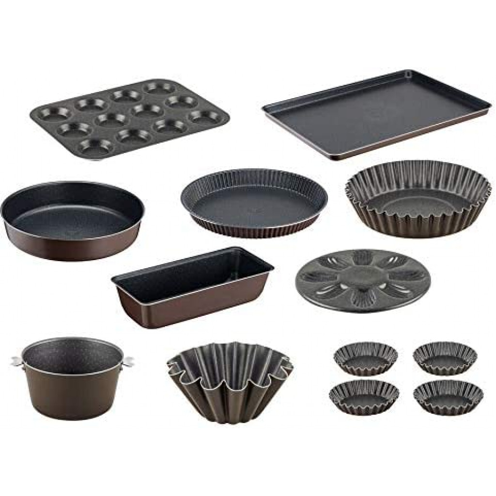 TEFAL PERFECTBAKE Mold A Manqué 24cm, 100% recycled aluminum J5549602 Baking Pan