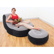 Inflatable Ultra Lounge Chair And Ottoman Set