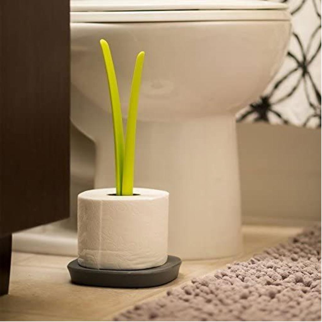 Sprout Decorative Toilet Paper, Tissue Towel Holder, Stand Organizer -Green