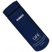 450mls Always Life Slim And Quality Vacuum Bottle – Blue Flask TilyExpress