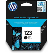 HP 123 Black Original Ink Cartridge Works with HP DeskJet 2130, 2620, 2630, 2632, 3639 Printers Inkjet Printer Ink TilyExpress 2