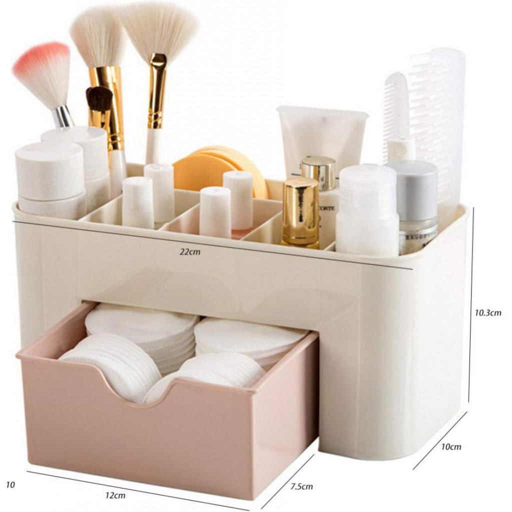 Makeup Organizer,Cosmetic Organizer/Box for Bathroom, Organizer Drawers,Makeup Brush Organizer Space- Saving Space Storage Box Makeup Storage Organizer