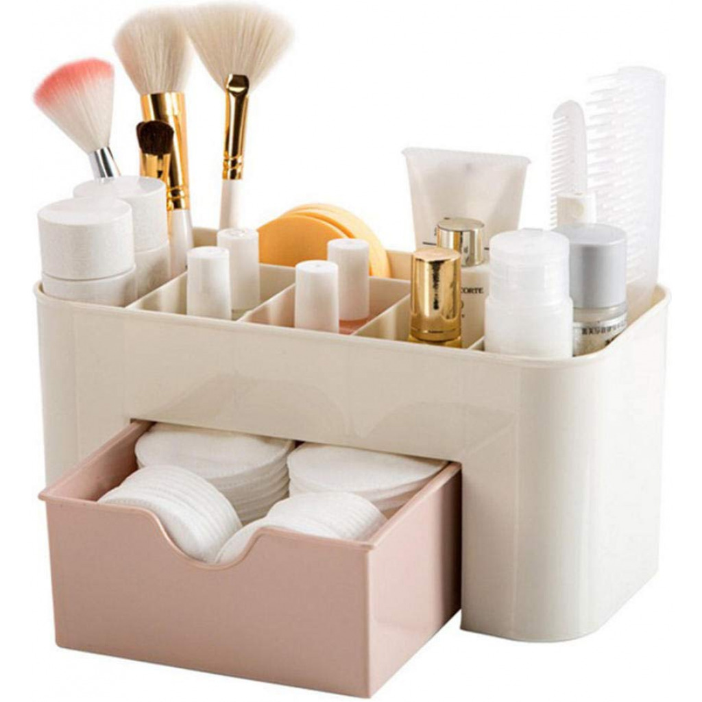 Makeup Organizer,Cosmetic Organizer/Box for Bathroom, Organizer Drawers,Makeup Brush Organizer Space- Saving Space Storage Box Makeup Storage Organizer Makeup Bags & Cases TilyExpress 11