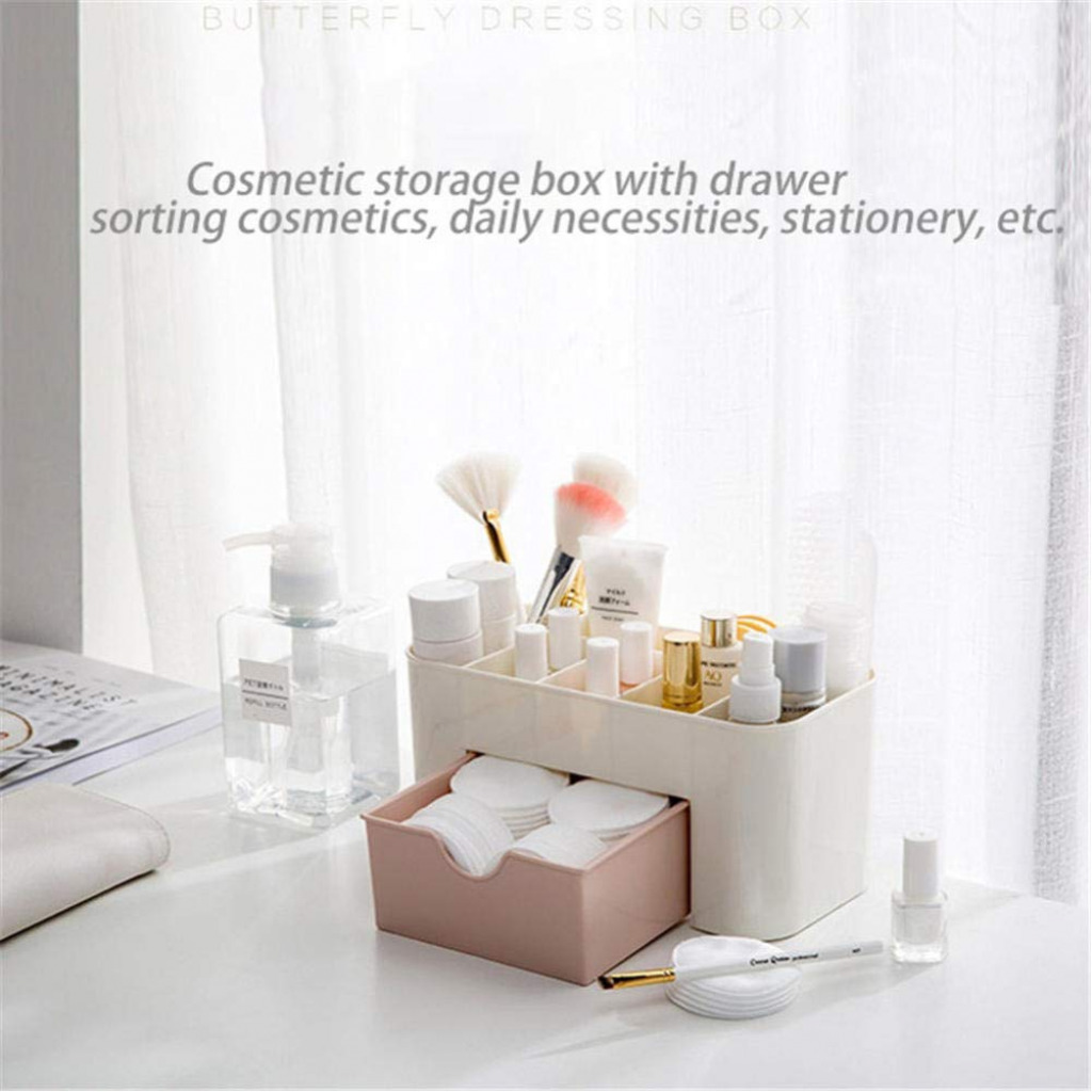 Makeup Organizer,Cosmetic Organizer/Box for Bathroom, Organizer Drawers,Makeup Brush Organizer Space- Saving Space Storage Box Makeup Storage Organizer