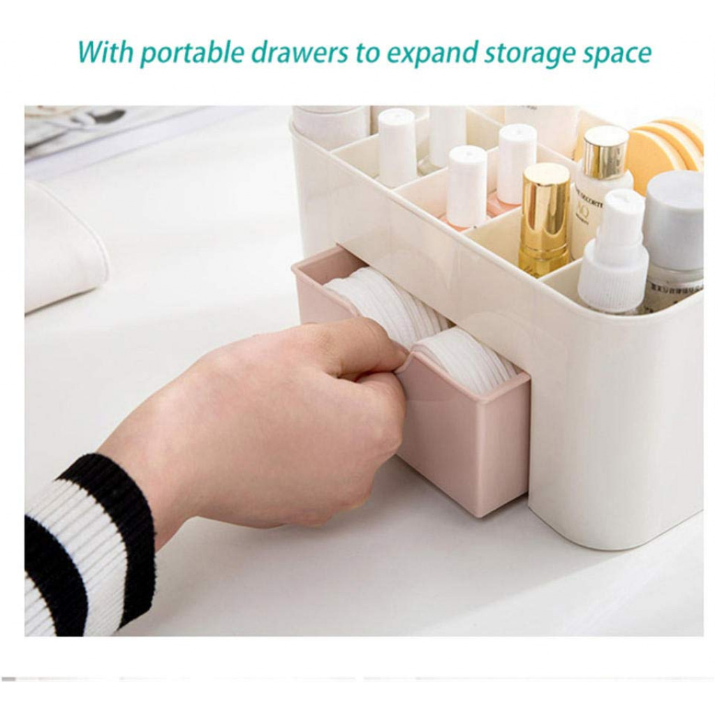 Makeup Organizer,Cosmetic Organizer/Box for Bathroom, Organizer Drawers,Makeup Brush Organizer Space- Saving Space Storage Box Makeup Storage Organizer