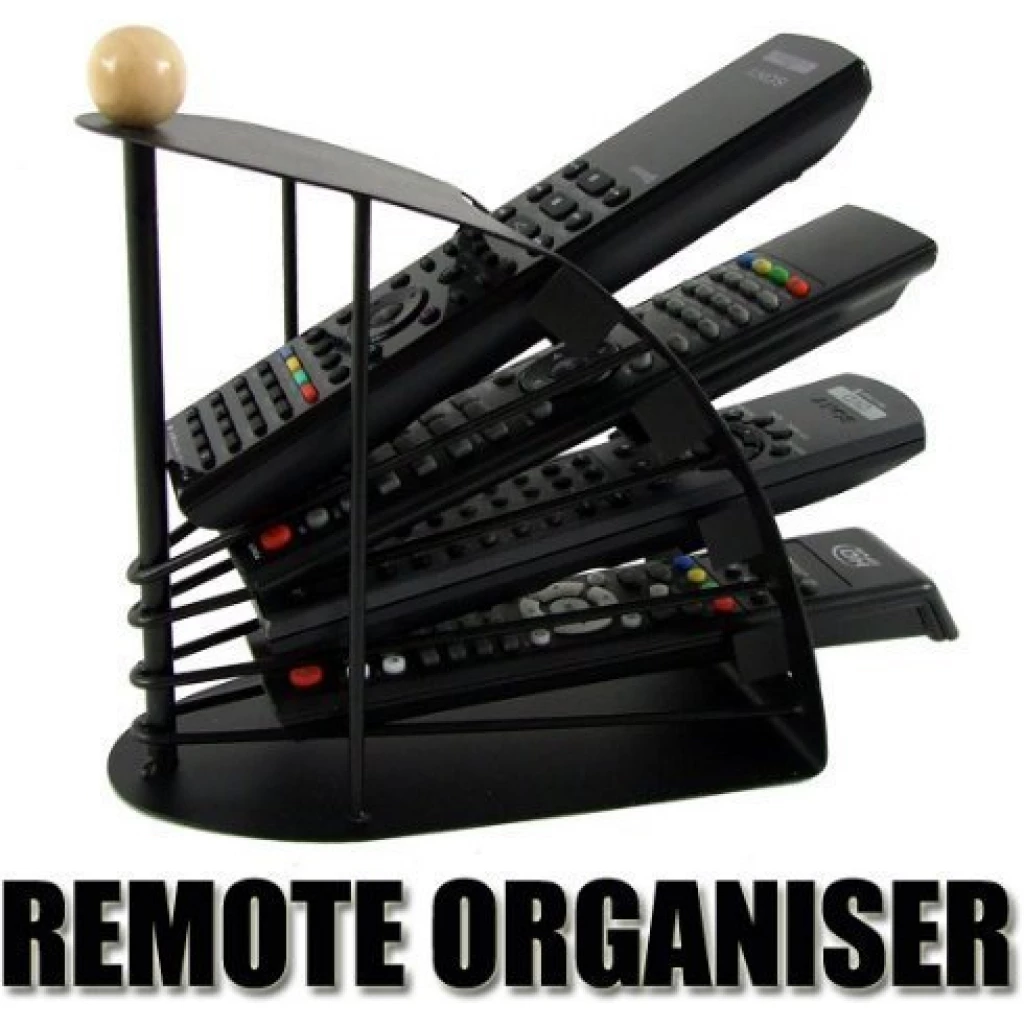 Remote Stand Stand/Organiser/Rack for TV – Black Remote Controls TilyExpress 13