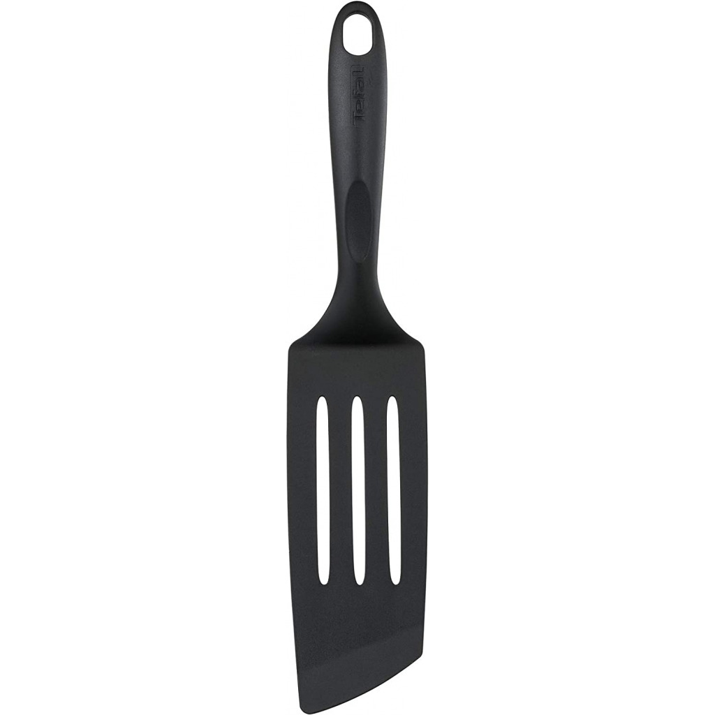 TEFAL Bienvenue Kitchen Tools Long Spatula, Black, Plastic, 2744112