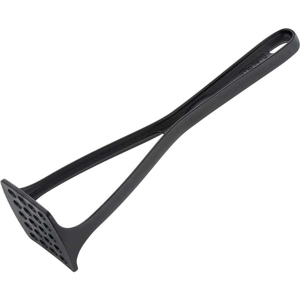 TEFAL Bienvenue Potato Masher, Kitchen Tool, Heat Resistant, Black, Plastic, 2744712