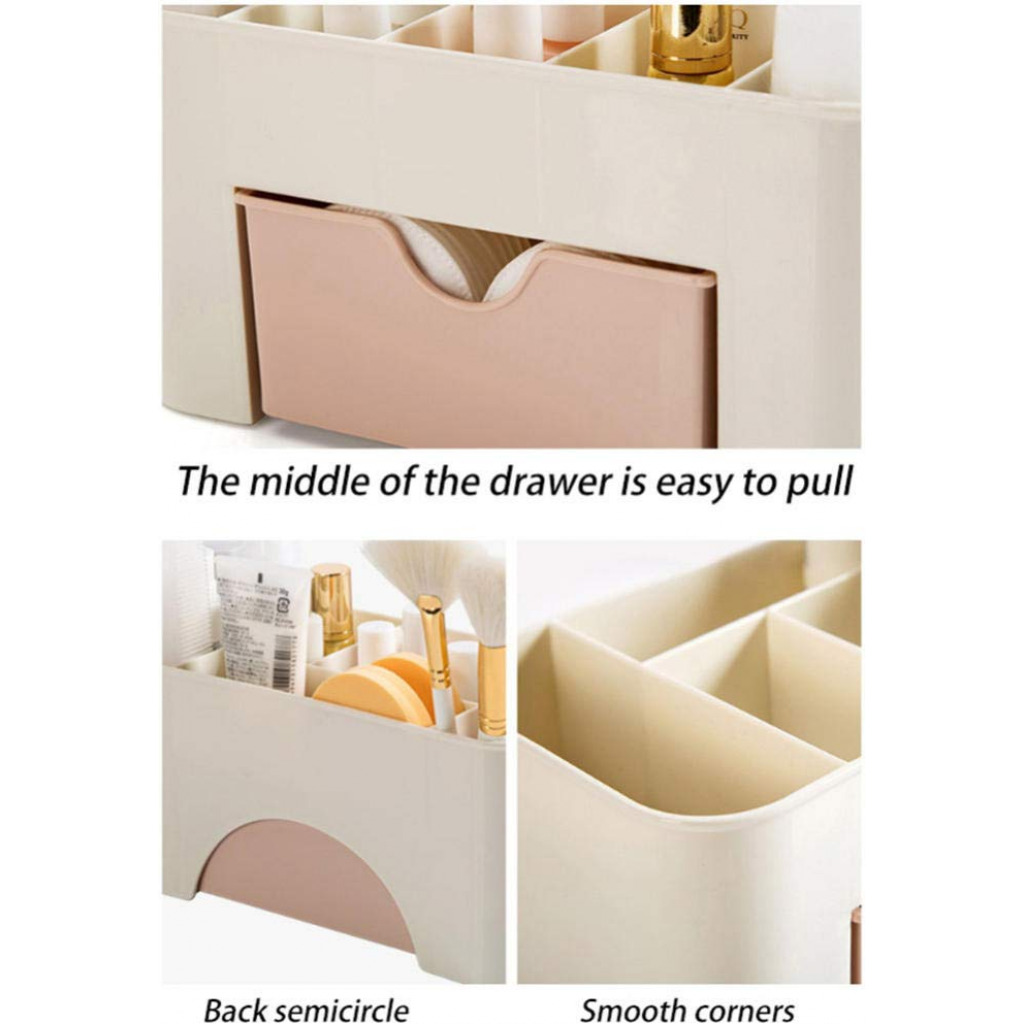 Makeup Organizer,Cosmetic Organizer/Box for Bathroom, Organizer Drawers,Makeup Brush Organizer Space- Saving Space Storage Box Makeup Storage Organizer