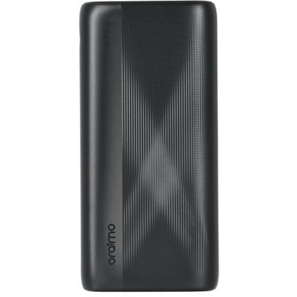 Oraimo Power Bank 20000mAh High Capacity Dual USB Output OPB-P204D - Black