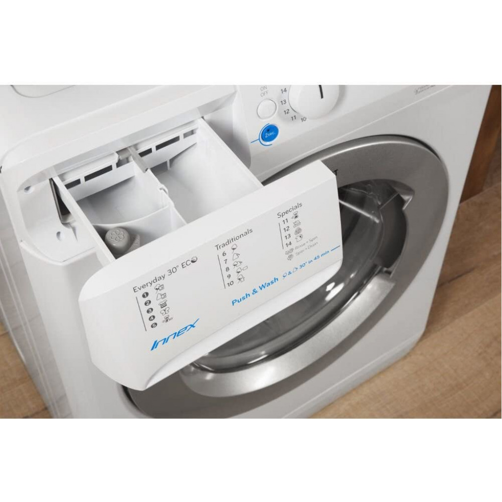 Indesit BWE-101484X WSSS IT Freestanding Front loading 10kg 1400RPM A +++ White washing machine