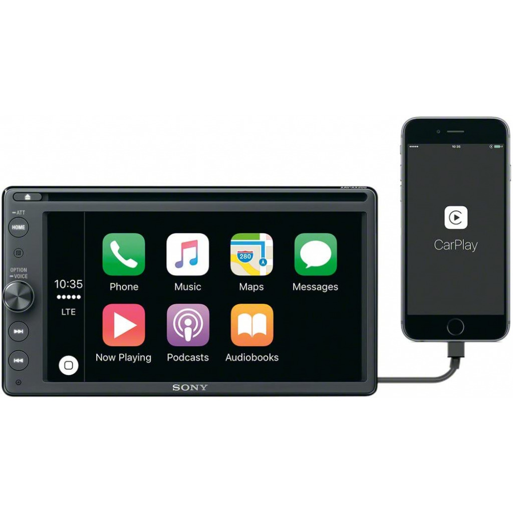 Sony XAV-AX200 Car Stereo System | 16.3cm (6.4”) DVD Receiver with Bluetooth