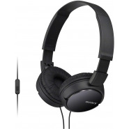 Sony ZX Series Wired On-Ear Headphones with Mic, Black MDR-ZX110AP Headphones TilyExpress 2