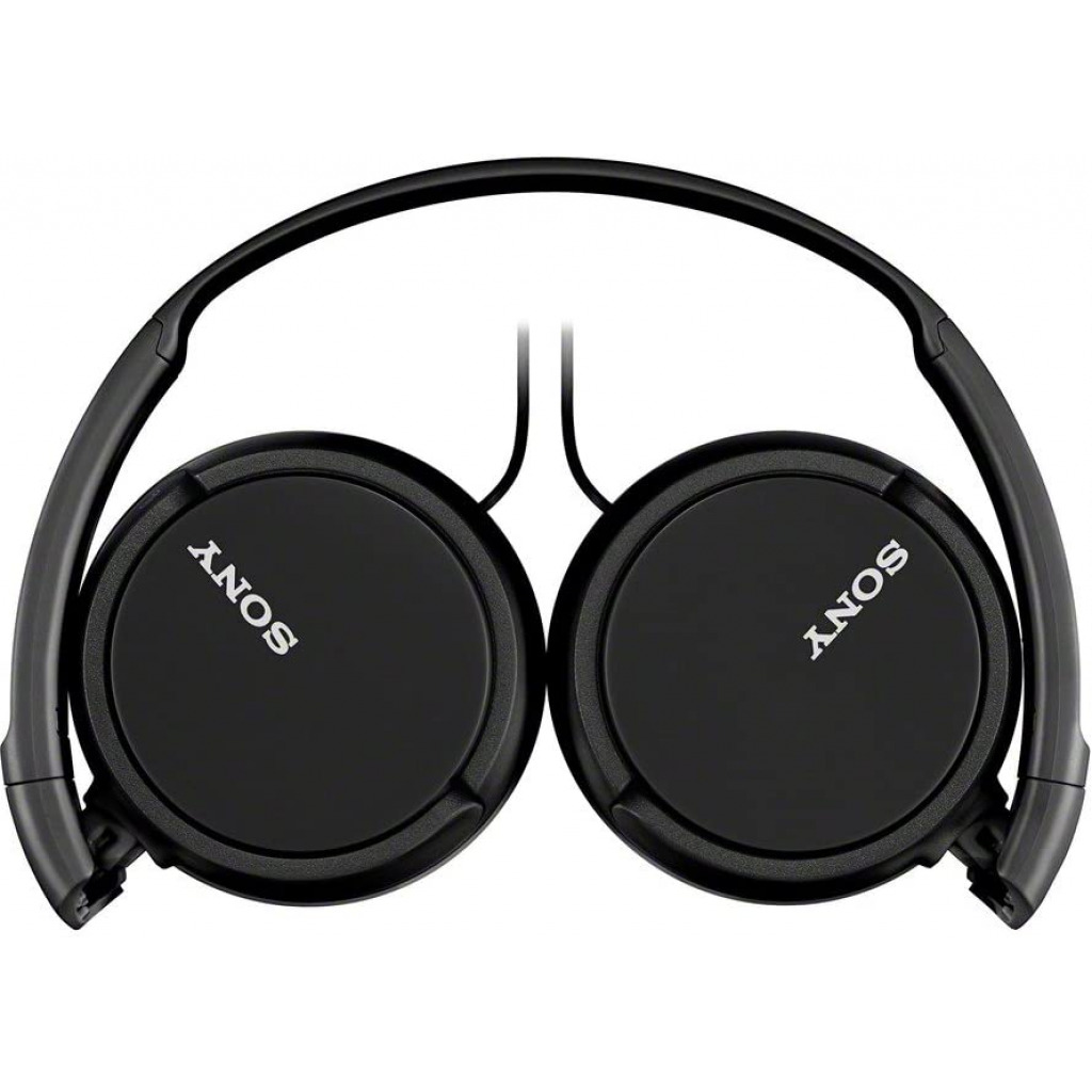 Sony ZX Series Wired On-Ear Headphones with Mic, Black MDR-ZX110AP