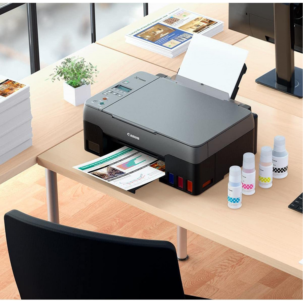 Canon PIXMA G2420 Multi-Function Inkjet Printer (Print, Scan, Photocopy) - Black