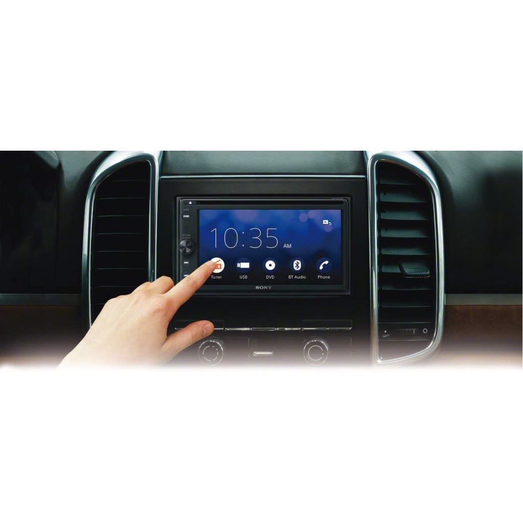 Sony XAV-AX200 Car Stereo System | 16.3cm (6.4”) DVD Receiver with Bluetooth