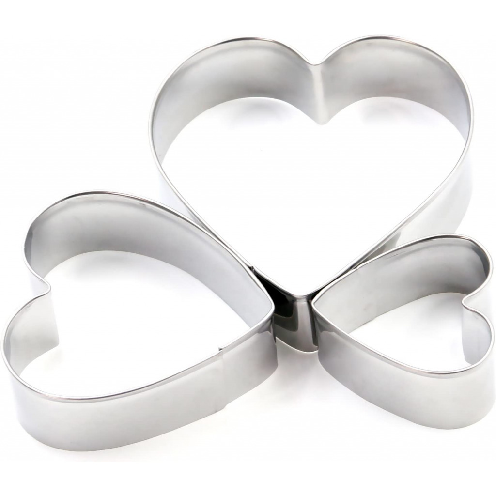 12 Stainless Steel Christmas Cookie Cutters - Stars, Circle, Heart, and Flower Shaped Cookies Cutter Set - Perfect Tools for Christmas Party Pastry and Baking Gift