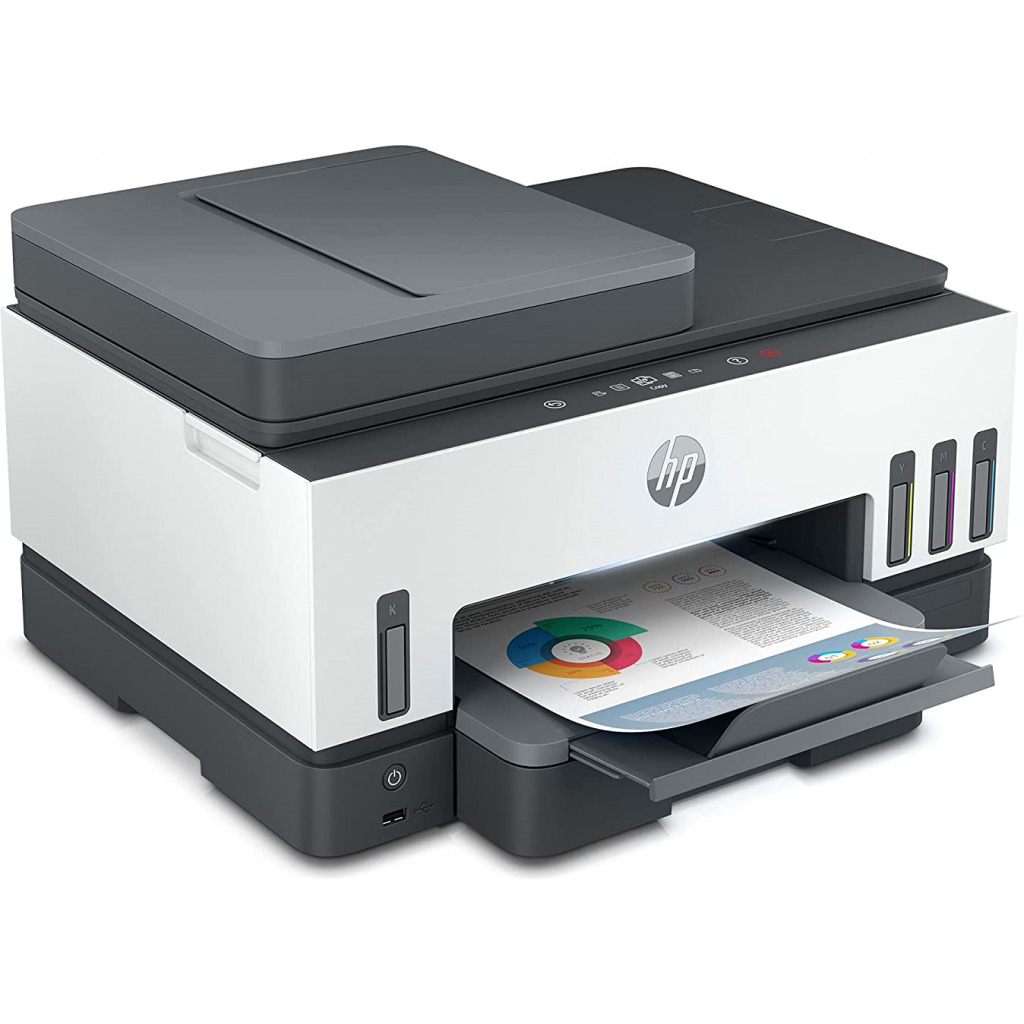 HP Smart Tank 790 WiFi Duplex Hi-Capacity Tank Printer with Magic Touch Panel with ADF, auto Ink & Paper Sensor (up to 12K Black or 8K Color Pages of Ink)