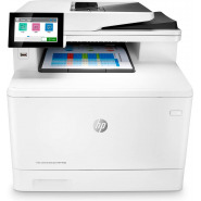 HP Color LaserJet Enterprise M480f Multifunction Duplex Printer – White HP Printers