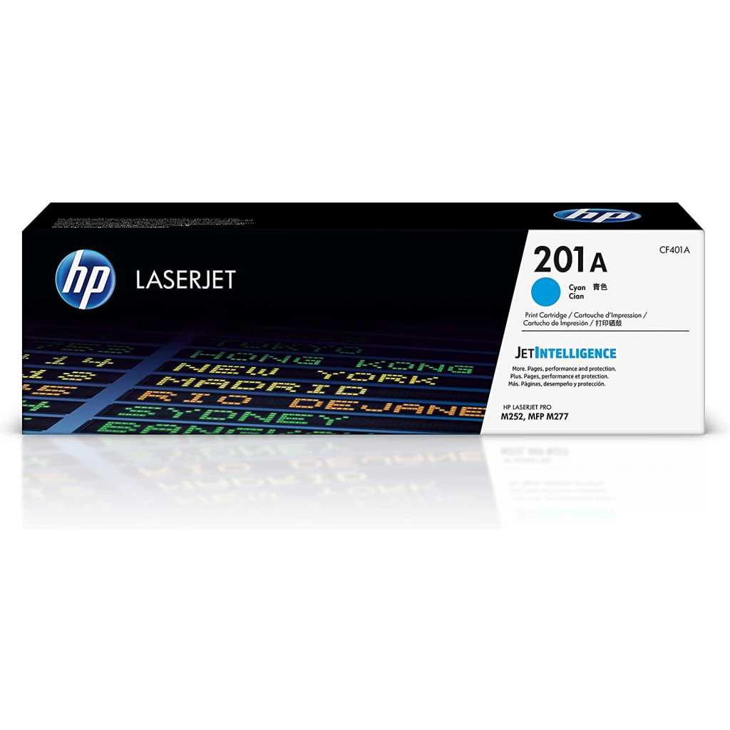 Original HP 201A Cyan Toner Cartridge | Works with HP Color LaserJet Pro M252, HP Color LaserJet Pro MFP M277 Series