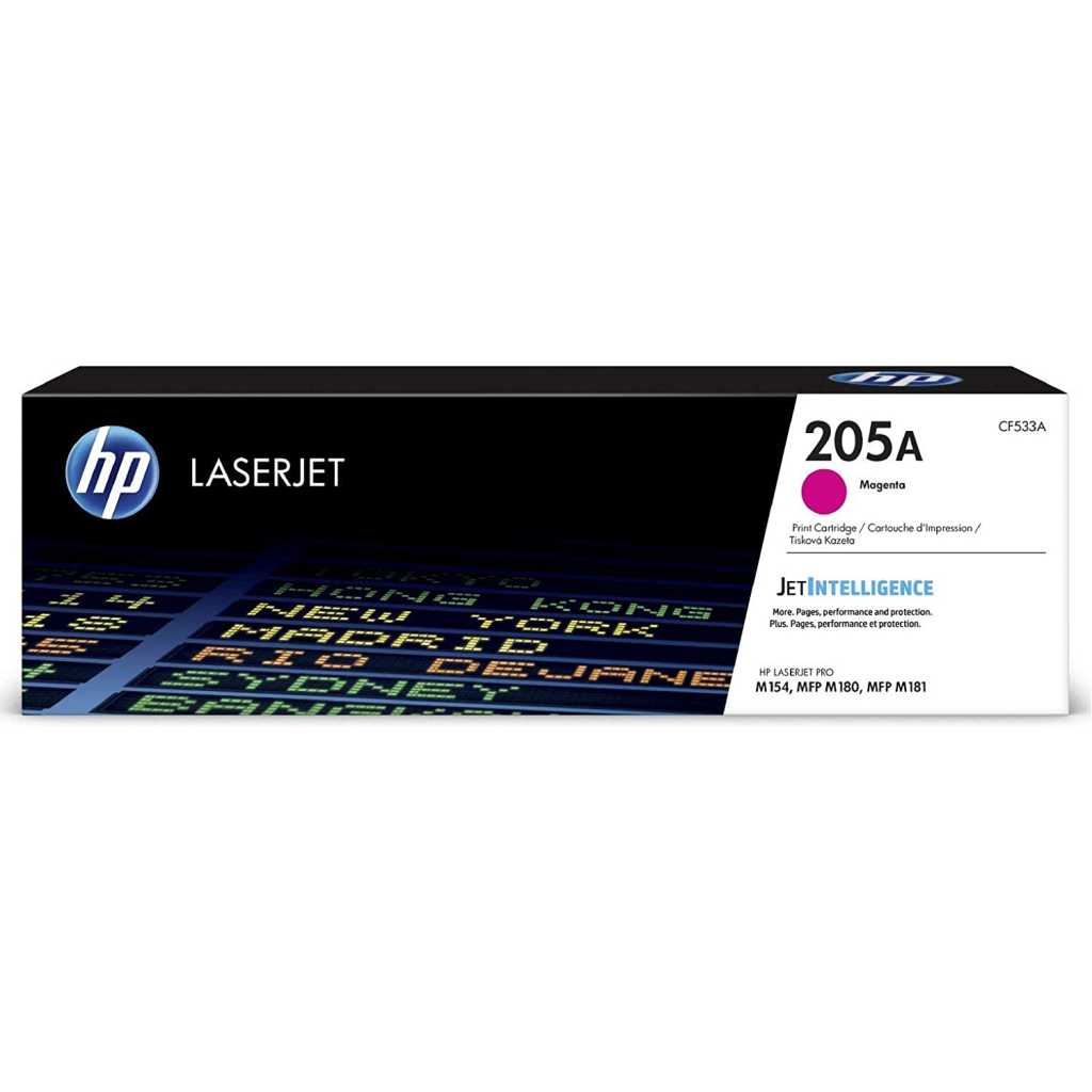 HP 205A LaserJet Toner Cartridge, Magenta, Single Pack