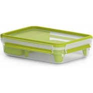 TEFAL Masterseal Food Keeper 1.2 Litre Brunch Box, Green, Plastic, K3100312 Lunch Boxes TilyExpress 2