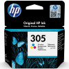 HP 305 Tri-color Original Ink Cartridge | Works with HP DeskJet 2700, 2730, 4100 Printers Inkjet Printer Ink TilyExpress