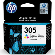 HP 305 Tri-color Original Ink Cartridge | Works with HP DeskJet 2700, 2730, 4100 Printers