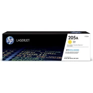 HP 205A LaserJet Toner Cartridge, Yellow, Single Pack