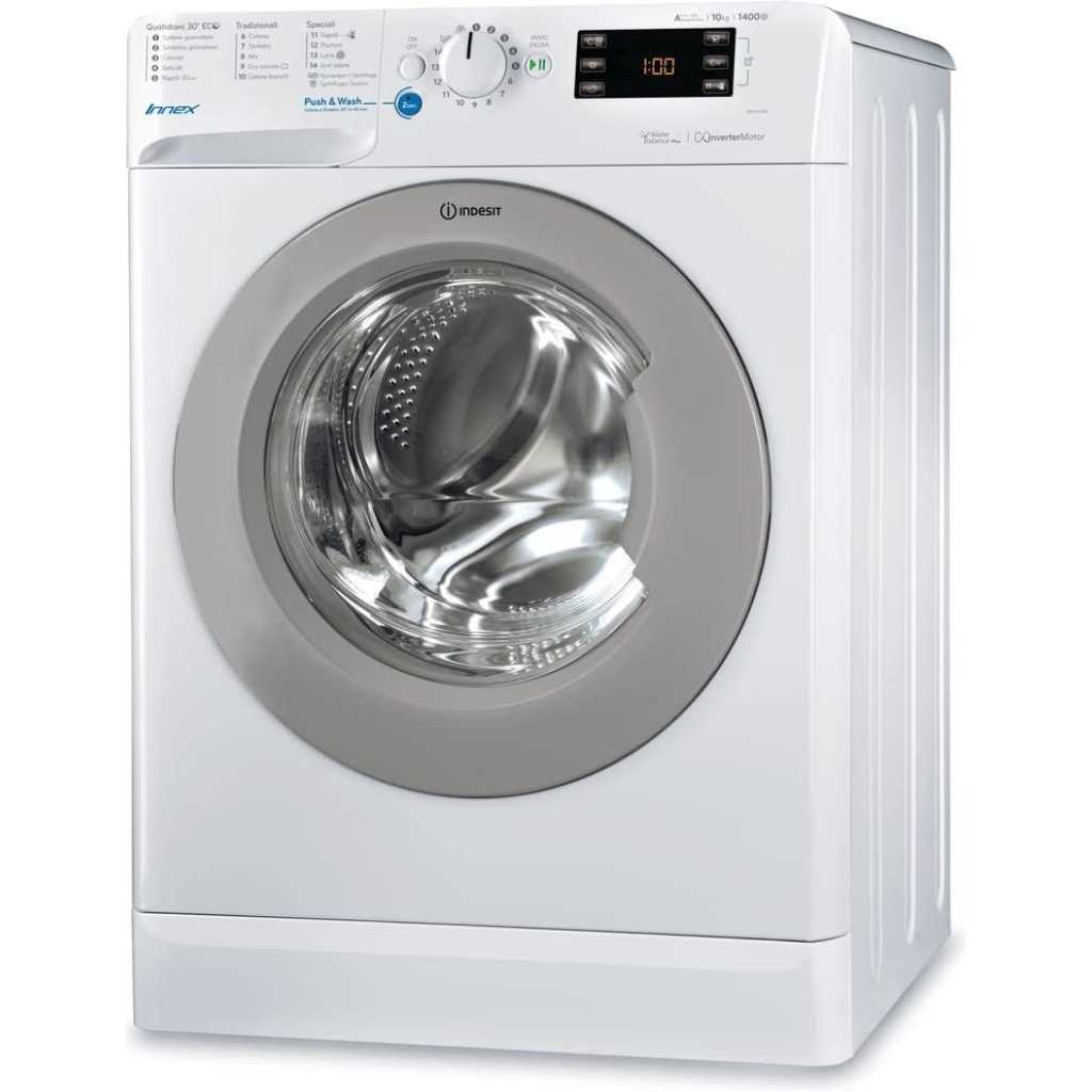 Indesit BWE-101484X WSSS IT Freestanding Front loading 10kg 1400RPM A +++ White washing machine