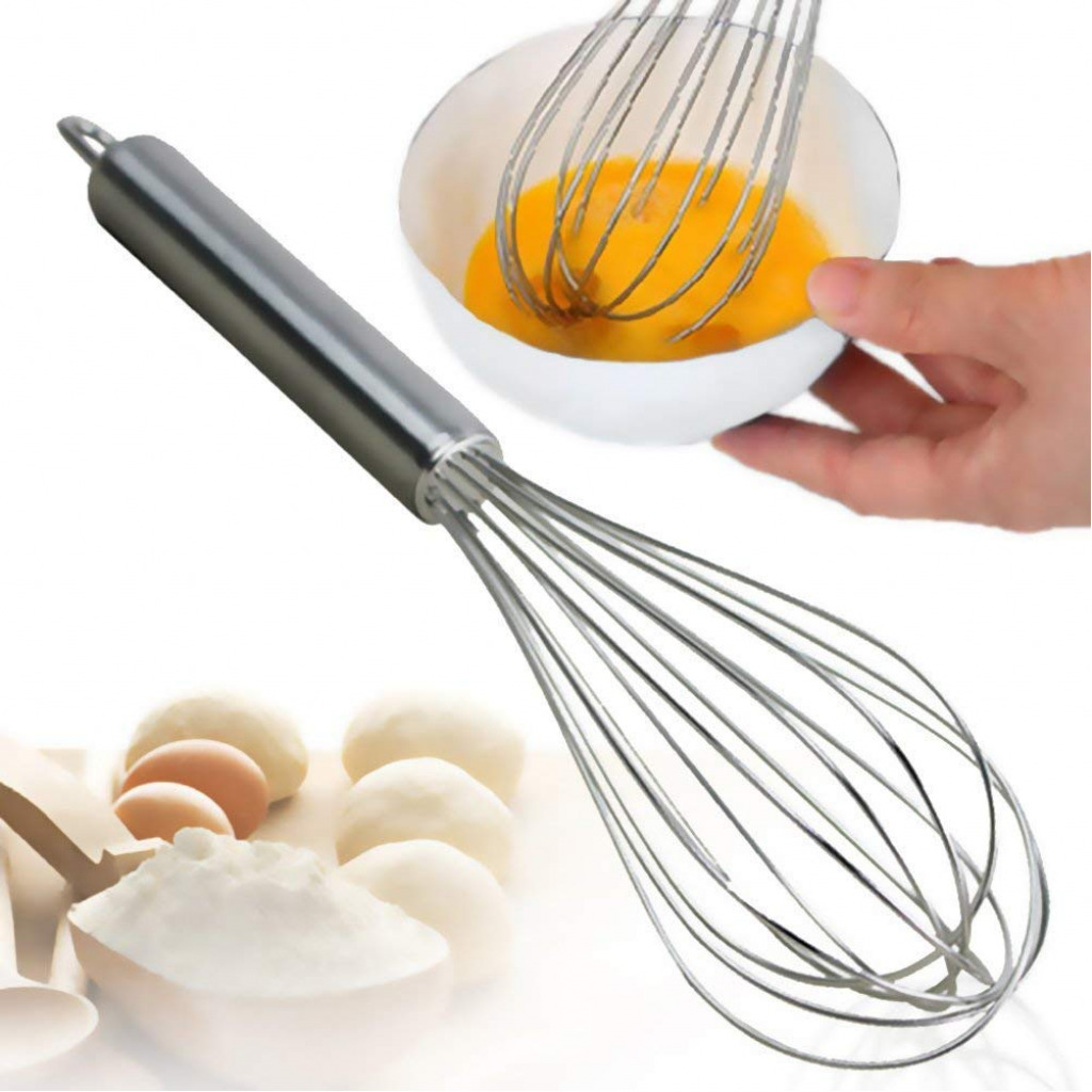 Stainless Steel Balloon Wire Whisk for Blending, Durable Whisks for Cooking, Kitchen Utensils Wire Whisk for Stirring Egg Kitchen Utensils & Gadgets TilyExpress