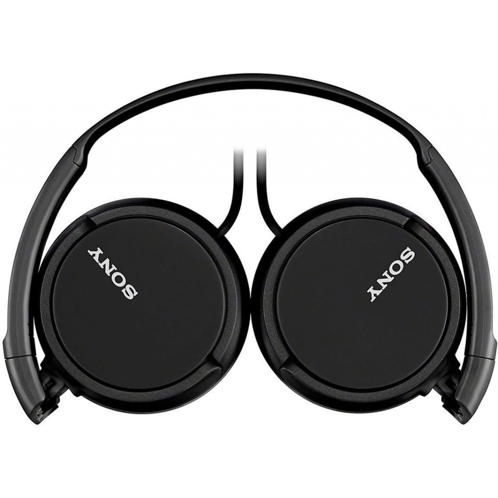 Sony ZX Series Wired On-Ear Headphones with Mic, Black MDR-ZX110AP