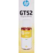 HP GT52 Yellow Original Ink Cartridge | Works with HP Ink Tank Wireless 400 series, HP Smart Tank 500/600 series Printers