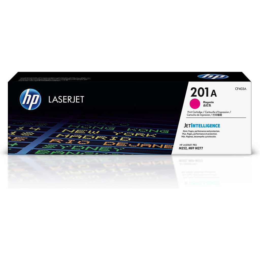 Original HP 201A Magenta Toner Cartridge | Works with HP Color LaserJet Pro M252, HP Color LaserJet Pro MFP M277 Series