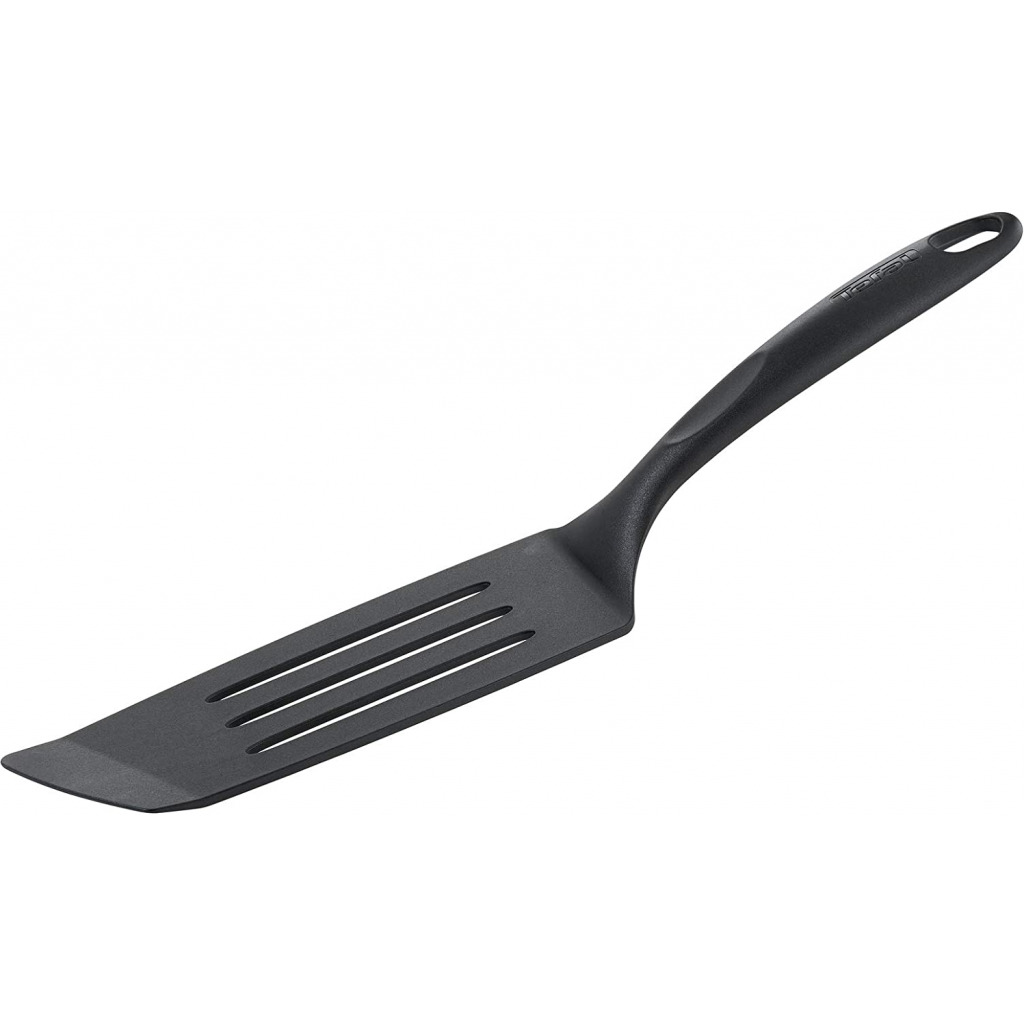 TEFAL Bienvenue Kitchen Tools Long Spatula, Black, Plastic, 2744112