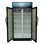 Hisense 990 Liter Double Door Display Cooler FL99WCD1; Vertical Display Chiller, Double Display Showcase Refrigerator